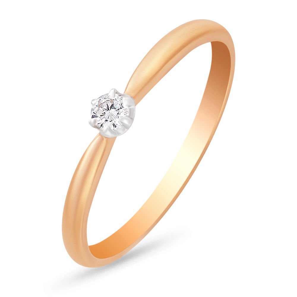 

Кольцо женское из красного золота с бриллиантом 585Gold 101001763, р. 16, 101001763