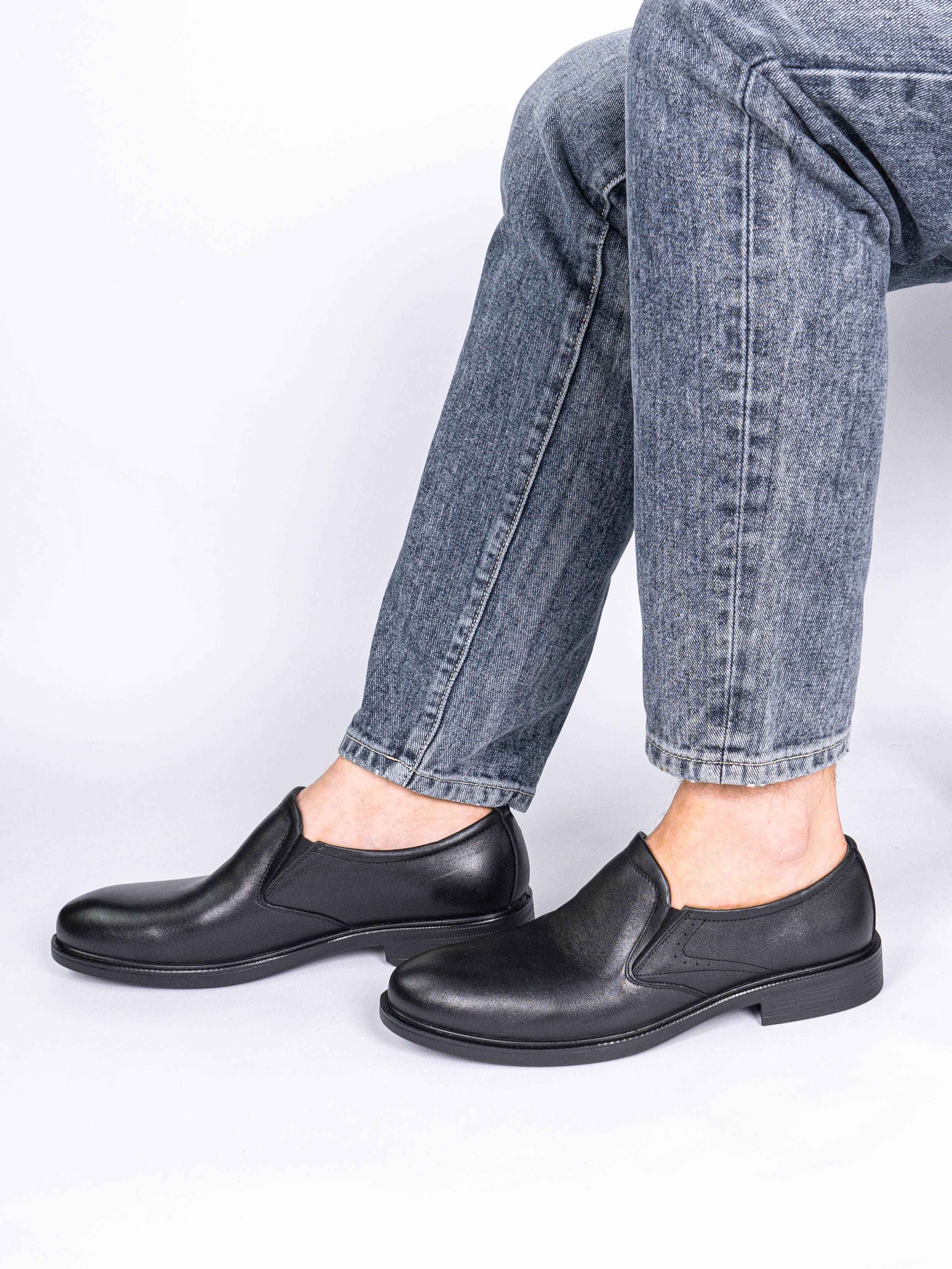 

Туфли мужские Baden VX105-010 черные 42 RU, Черный, VX105-010