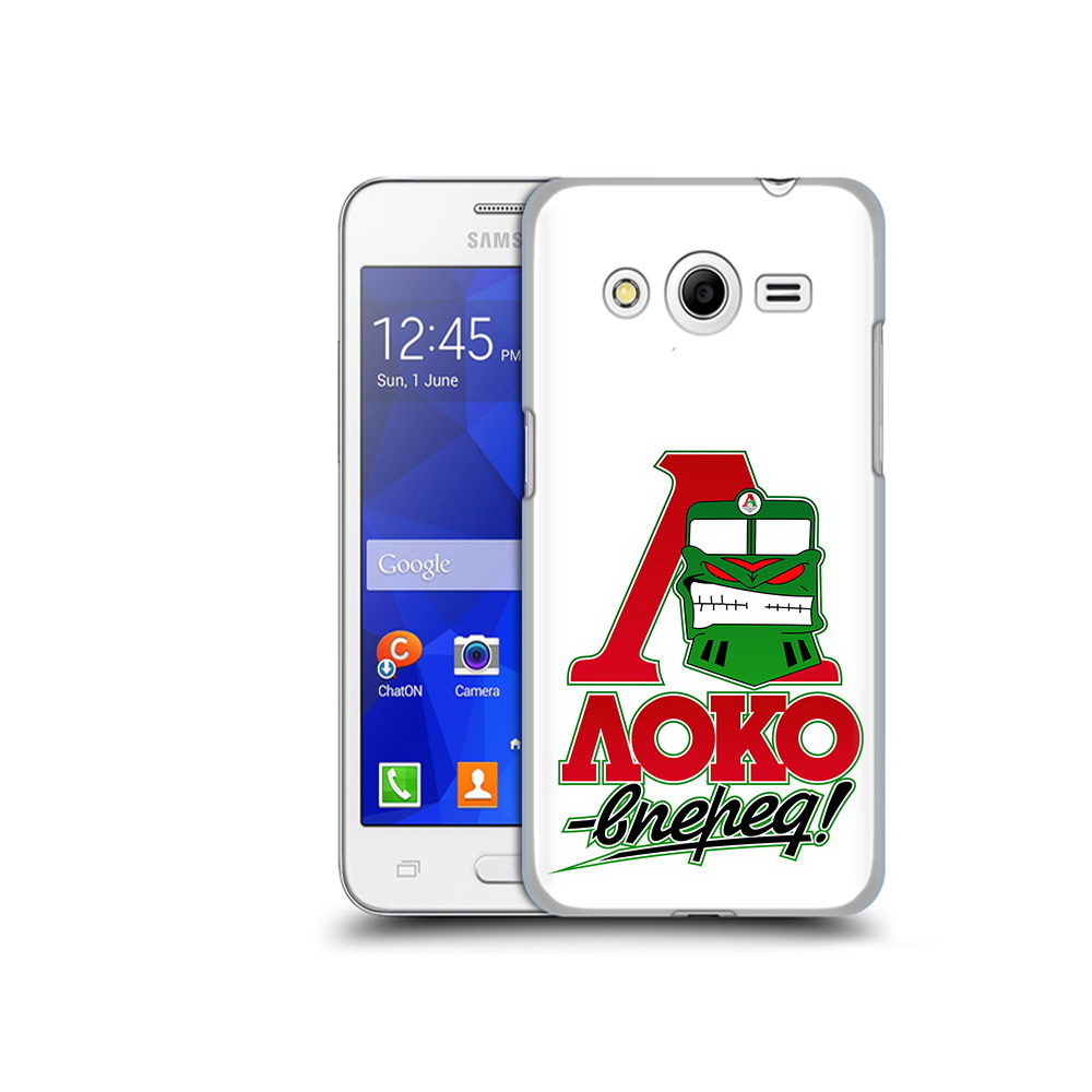 

Чехол MyPads Tocco для Samsung Galaxy Core 2 ФК локо вперед (PT7707.568.181), Прозрачный, Tocco