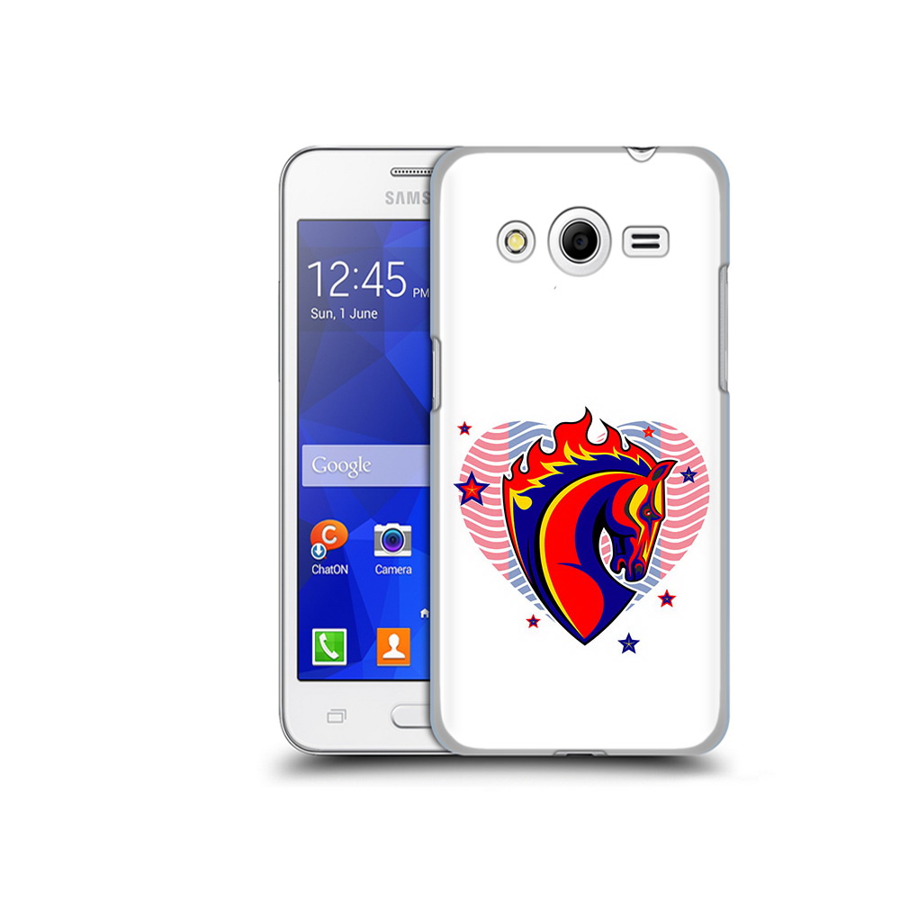 

Чехол MyPads Tocco для Samsung Galaxy Core 2 ФК ЦСЛ Лошадь (PT7707.568.180), Прозрачный, Tocco