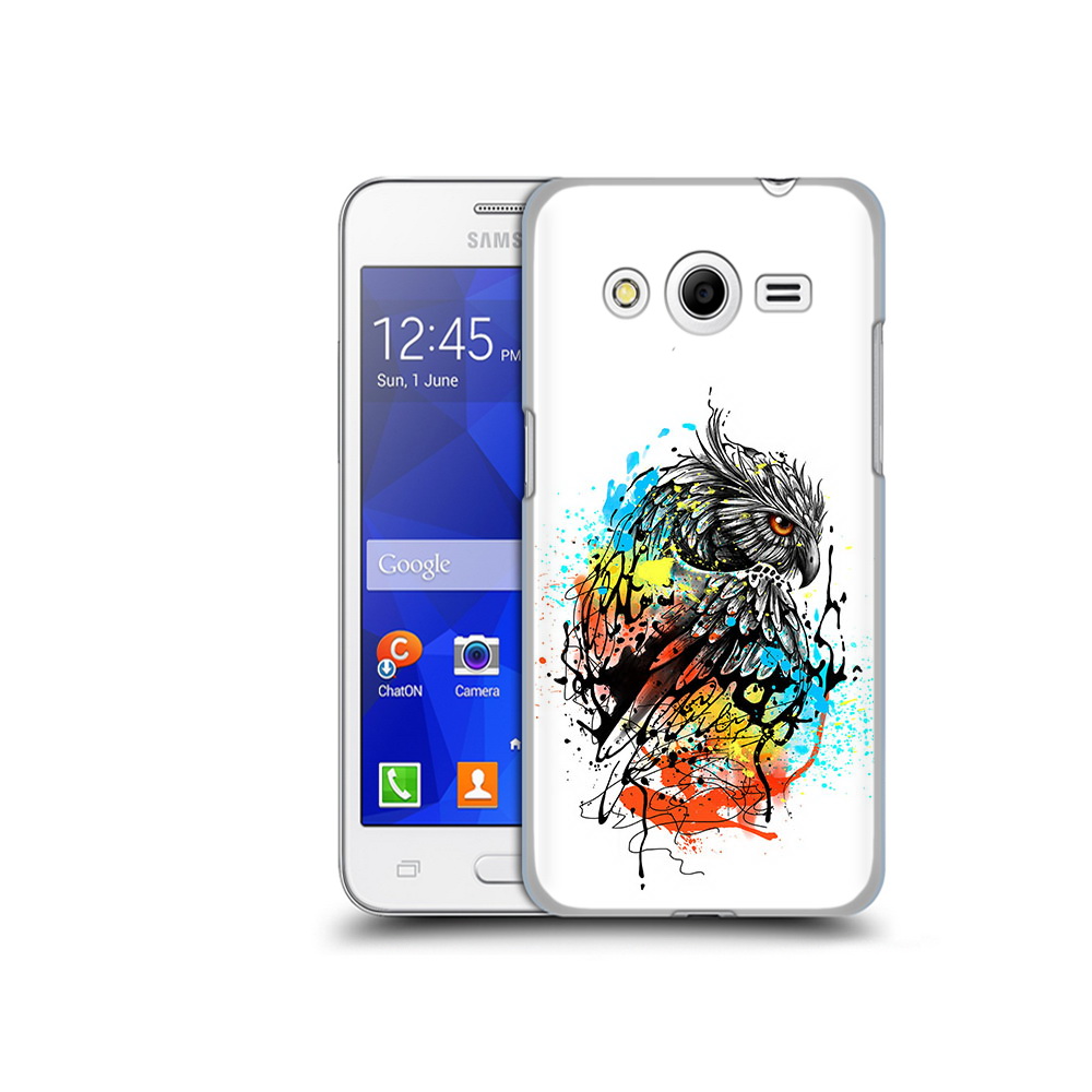 

Чехол MyPads Tocco для Samsung Galaxy Core 2 Творческая сова (PT7707.568.170), Прозрачный, Tocco