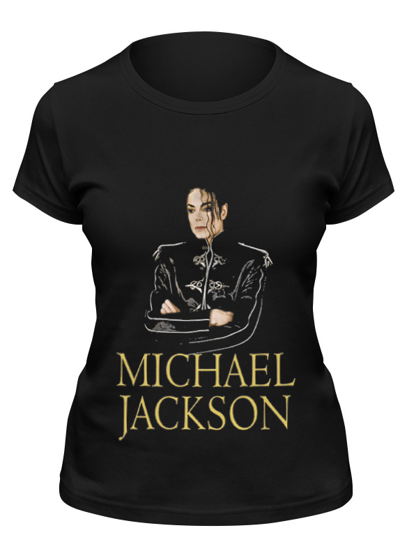 

Футболка женская Printio Michael jackson черная 2XL, Черный, Michael jackson