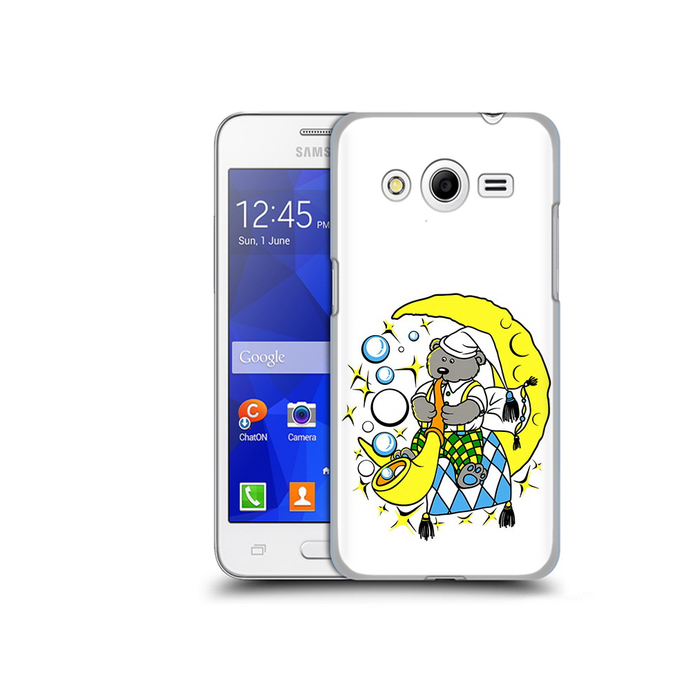 

Чехол MyPads Tocco для Samsung Galaxy Core 2 Сырная луна (PT7707.568.167), Прозрачный, Tocco