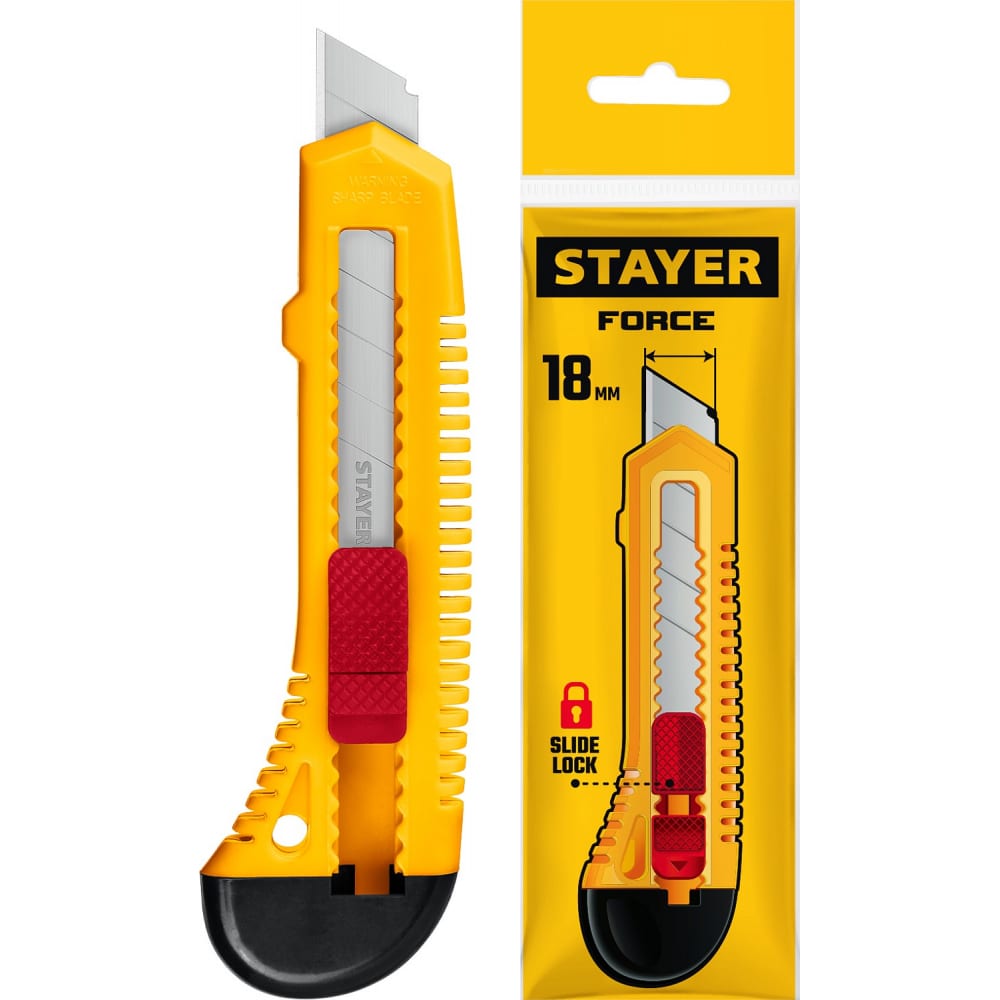 Упрочненный нож STAYER FORCE упрочненный нож stayer