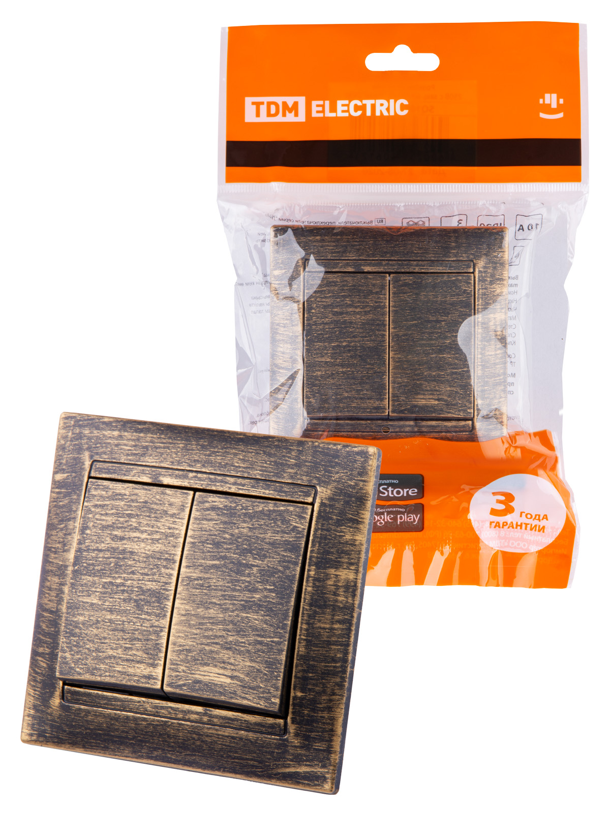 фото Выключатель tdm electric 10а sq1815-0744