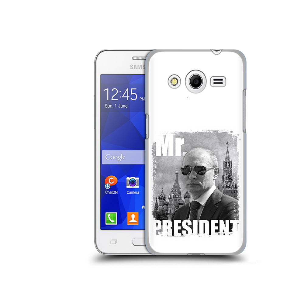 

Чехол MyPads Tocco для Samsung Galaxy Core 2 Путин (PT7707.568.141), Прозрачный, Tocco