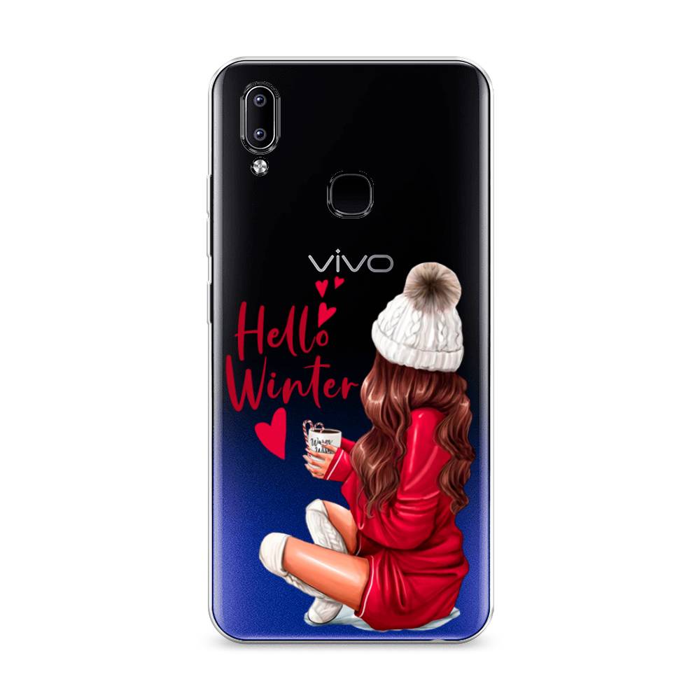 

Чехол на Vivo Y93 "Hello winter", Красный;белый;коричневый, 263950-5