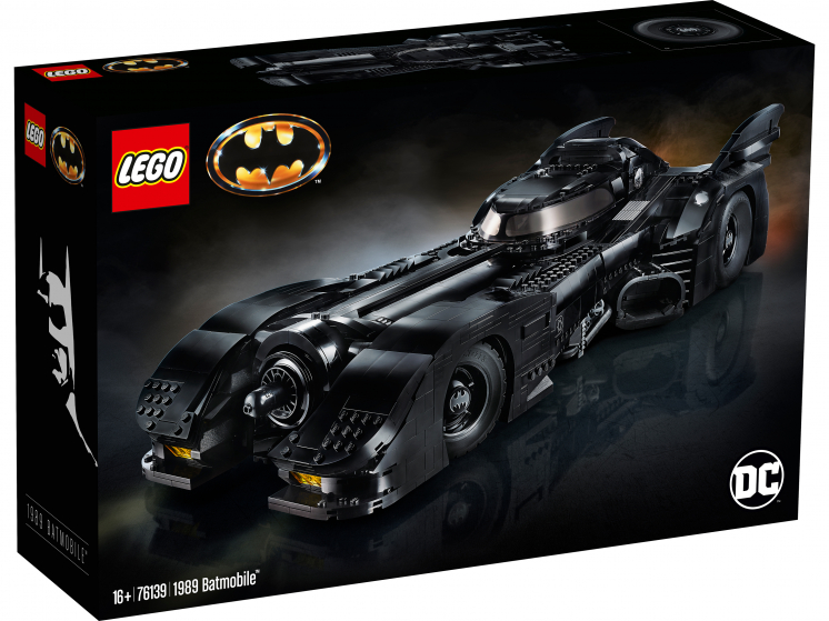 Конструктор LEGO Super Heroes 1989 Batmobile, 76139 деталь lego пластина 4 x 8 темно серый 3035 4211061 50 шт