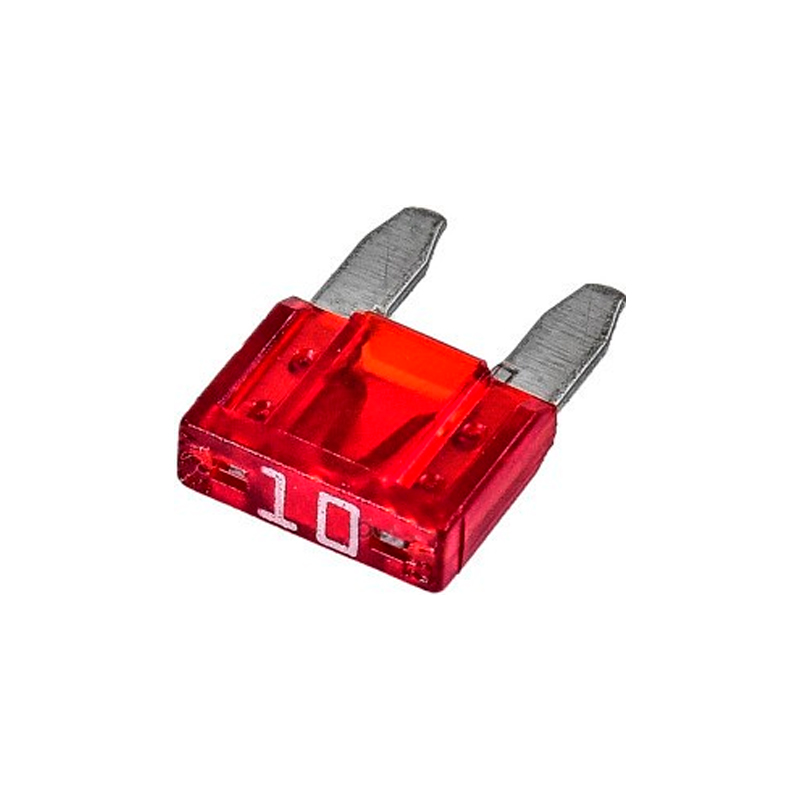 Предохранитель Mini 10A (красный) 10/2x2,8