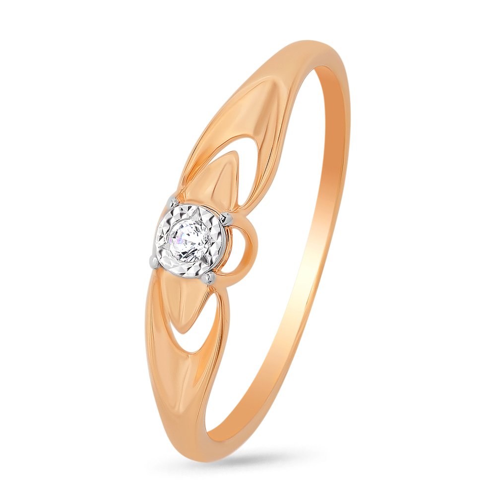

Кольцо женское из красного золота с бриллиантом 585Gold 101011419, р, 101011419