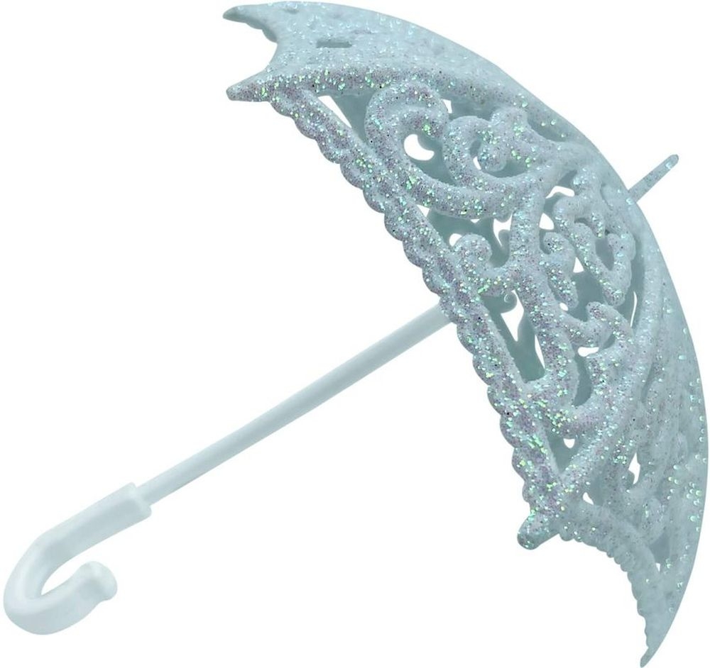 

Ёлочная игрушка Зонтик Umbrella голубой 100х100х70 мм, Разноцветный
