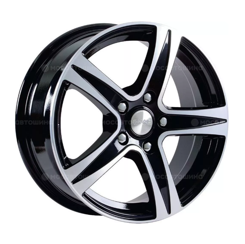 

Колесный диск 6,5x15/5x112 ET35 D57,1 Sakura (КЛ146) Алмаз, Черный
