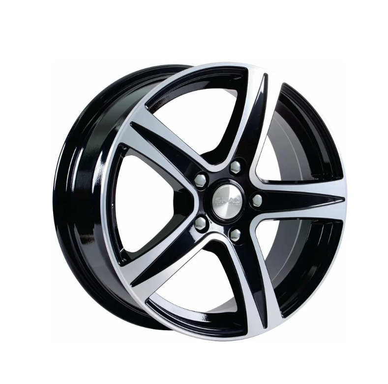 

Колесный диск 6,5x15/5x110 ET35 D65,1 Sakura (КЛ146) Алмаз, Черный