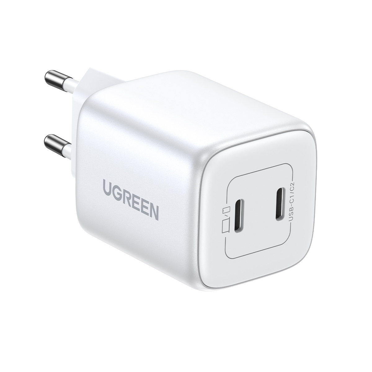 

Сетевое зарядное устройство uGreen CD294 отсутствует 2xUSB Type-C 4 А белый, CD294