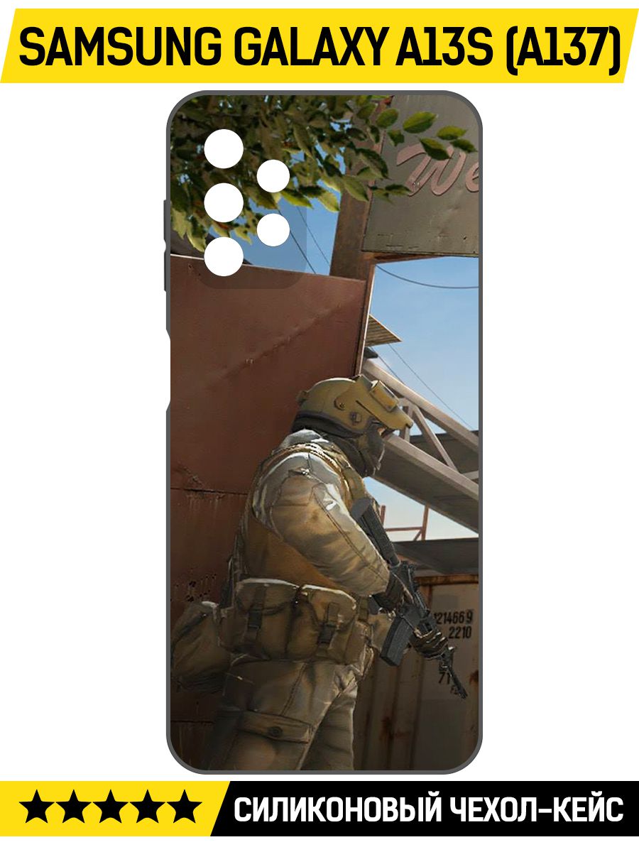 

Чехол-накладка Софт Cтандофф 2 (Standoff 2) - Rust для Samsung Galaxy A13s (A137), Черный