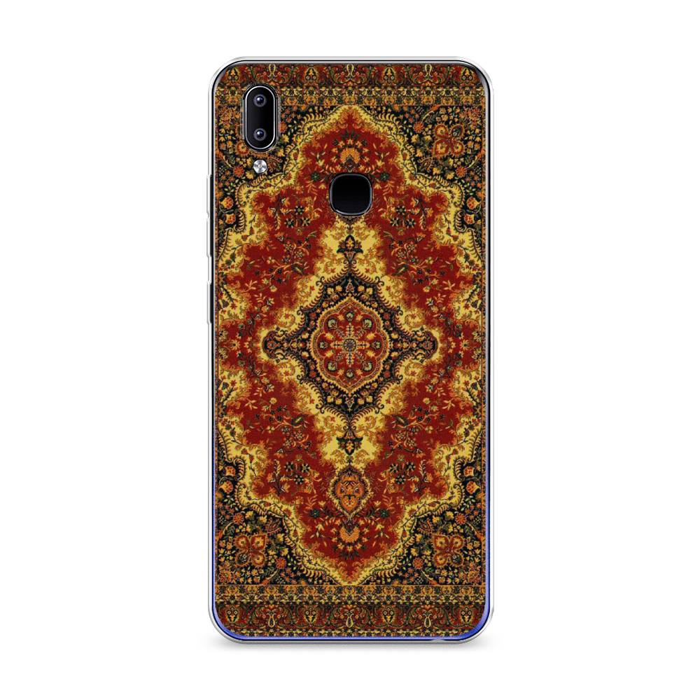 

Чехол на Vivo Y93 "Ковер", Коричневый;золотистый;красный, 263950-3