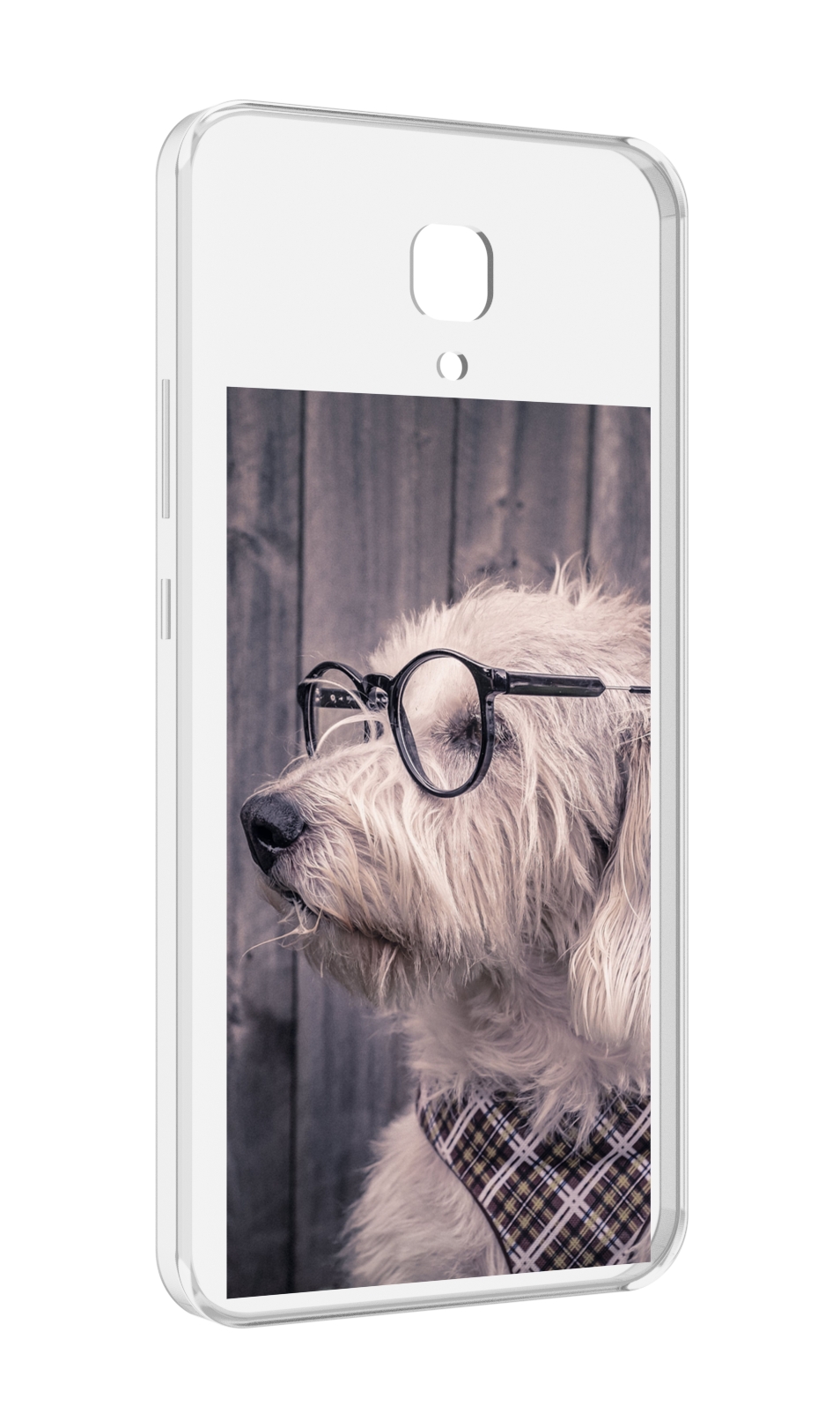 

Чехол MyPads Собака-в-очках для Meizu M5 Note, Прозрачный, Tocco