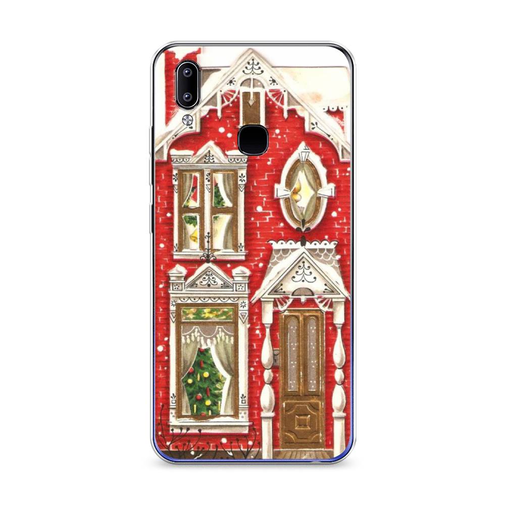 

Чехол на Vivo Y93 "Пряничный домик", Белый;красный;зеленый, 263950-5