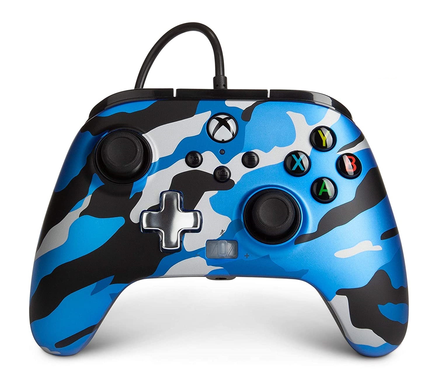 

Геймпад PowerA Camouflage Blue для Xbox One/Series X/S (1518911-02), Белый;синий;черный, 1518911-02