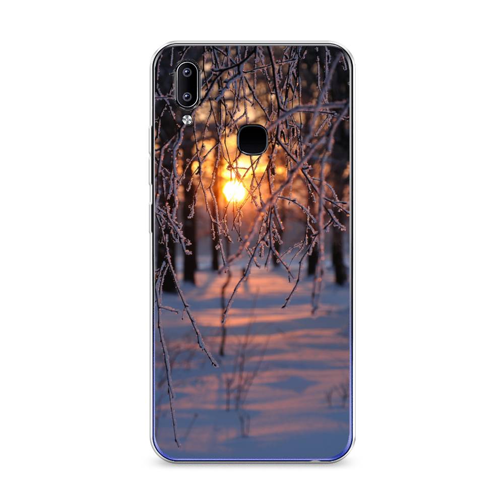 

Чехол на Vivo Y93 "Зима 7", Оранжевый;розовый;черный, 263950-2