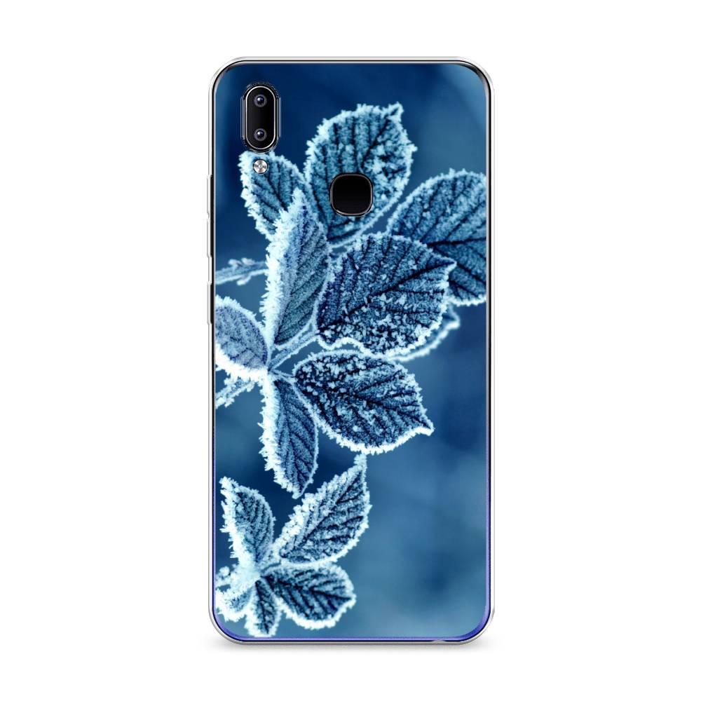 

Чехол на Vivo Y93 "Зима 6", Голубой;белый, 263950-2