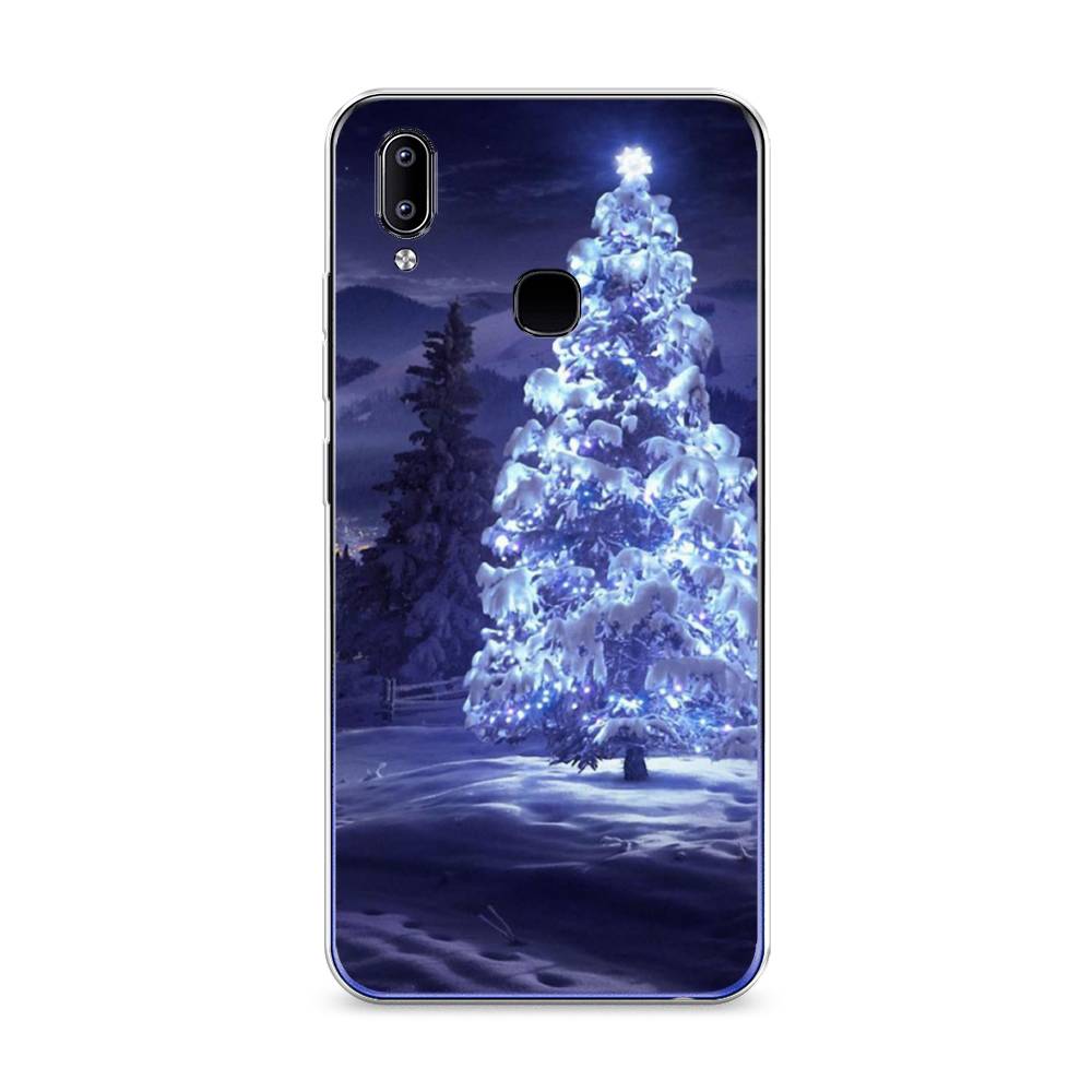 

Чехол на Vivo Y93 "Зима 4", Синий;черный;белый, 263950-2