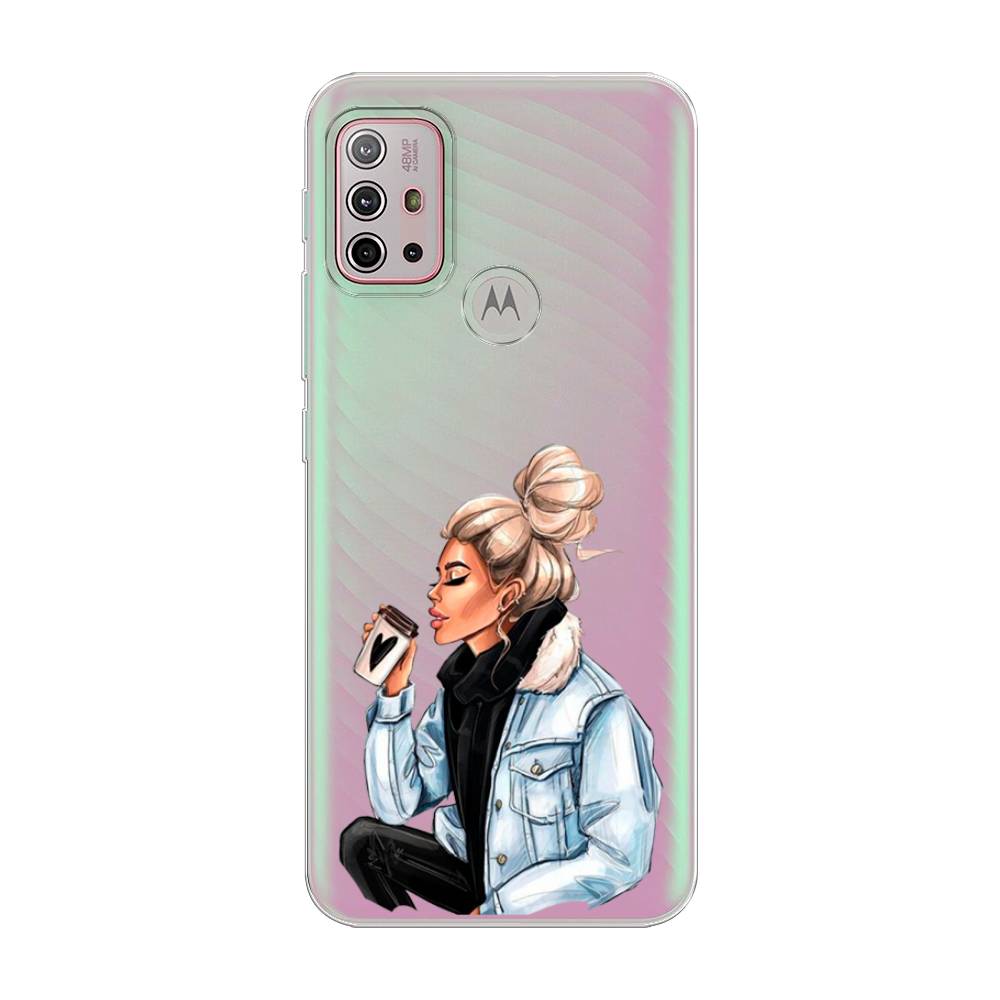 

Чехол Awog на Lenovo K13 Note/Motorola Moto G10/G20/G30 "Cute girl", Разноцветный, 242150-7