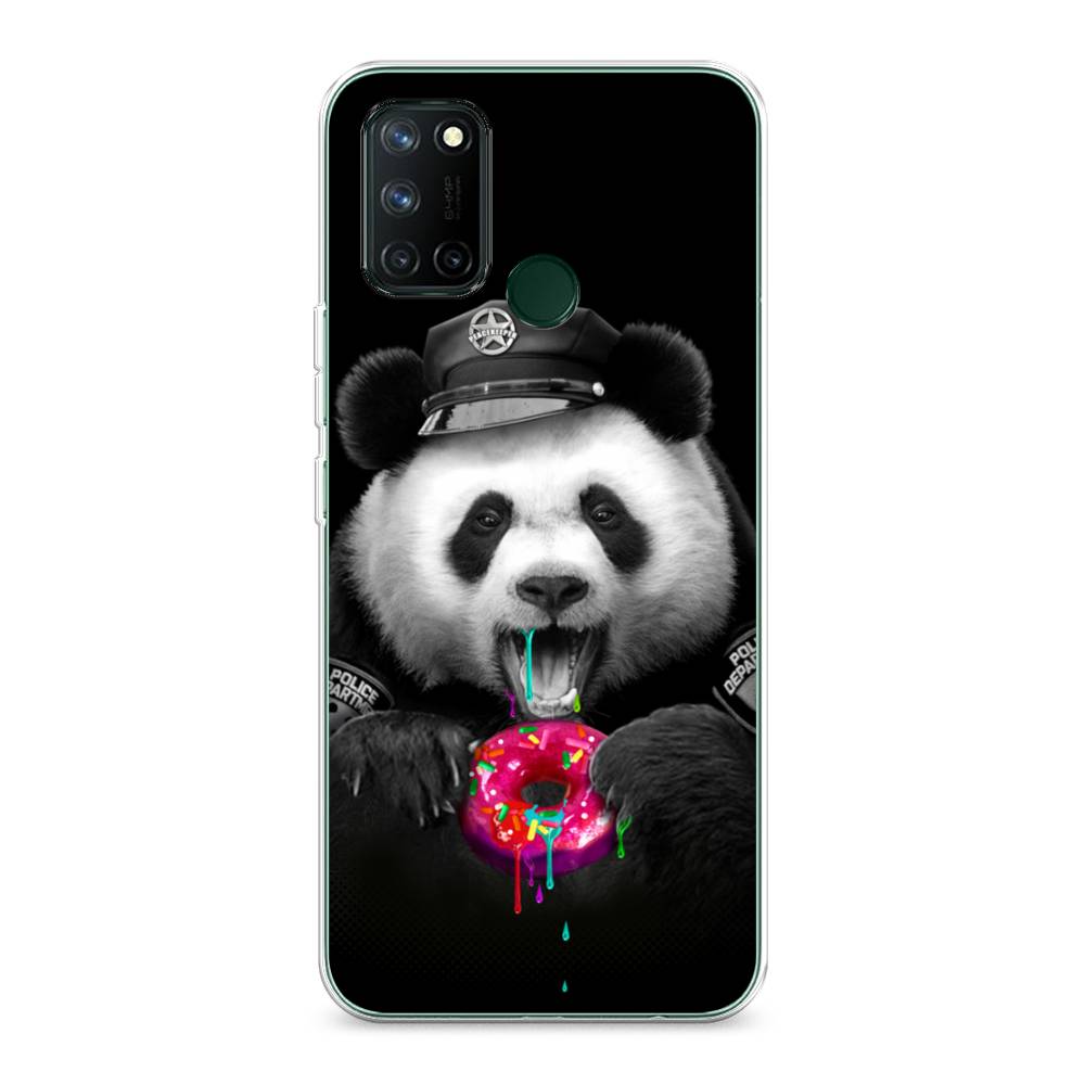 

Чехол Awog на Realme 7i "Панда police", Разноцветный, 253950-2