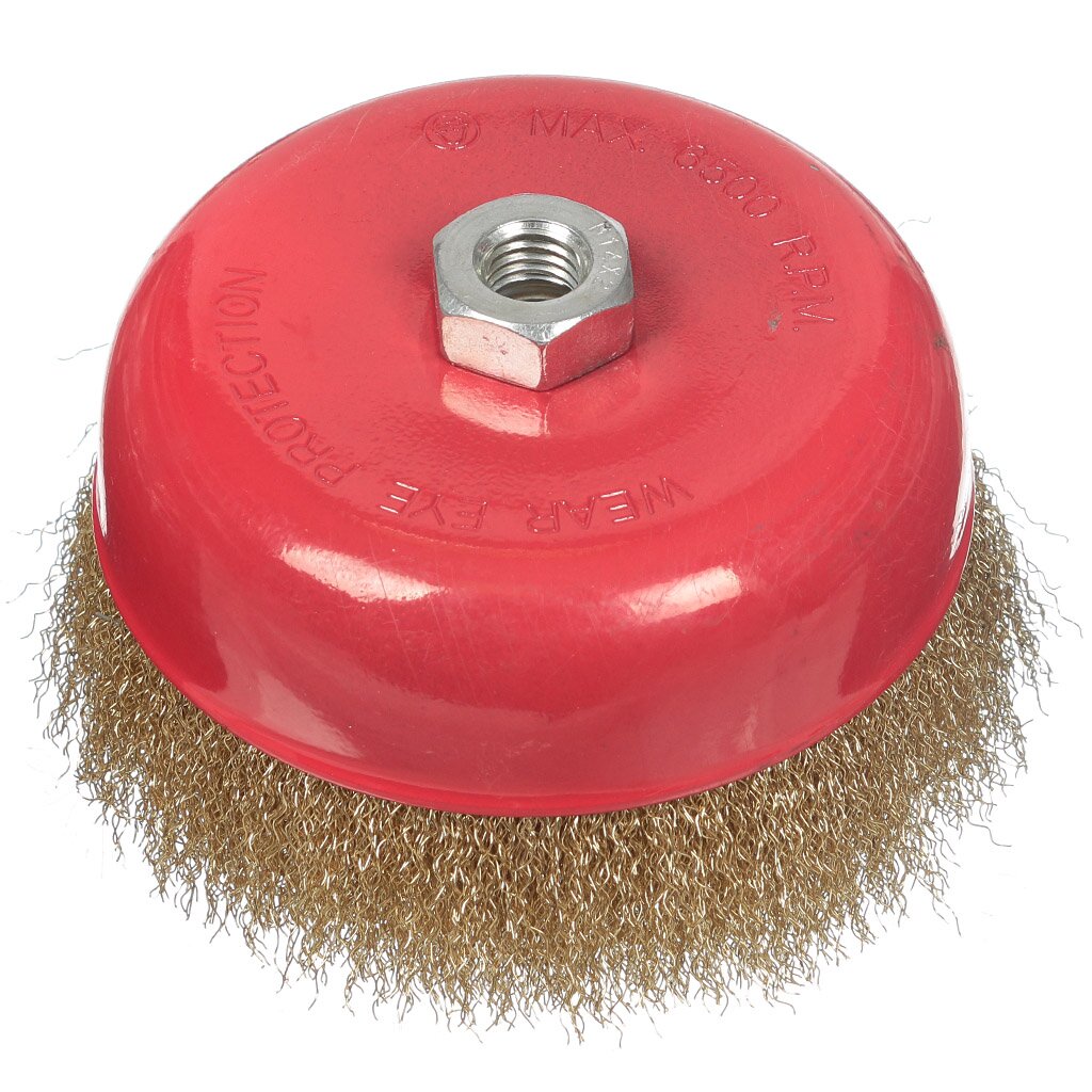

Щетка для УШМ Bartex 995150 150 мм чашка гайка М14