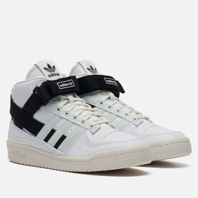 

Кеды унисекс Adidas x Parley Forum Mid белые 40.5 EU, x Parley Forum Mid