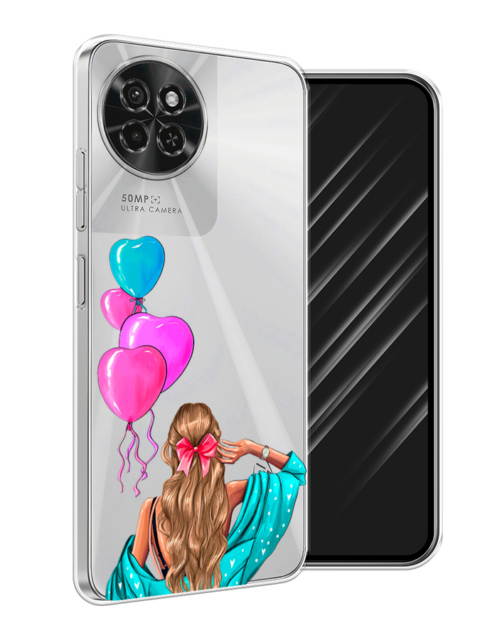 

Чехол Awog на Itel S23 "День Рождения", Голубой;розовый;бежевый, 3201450-1
