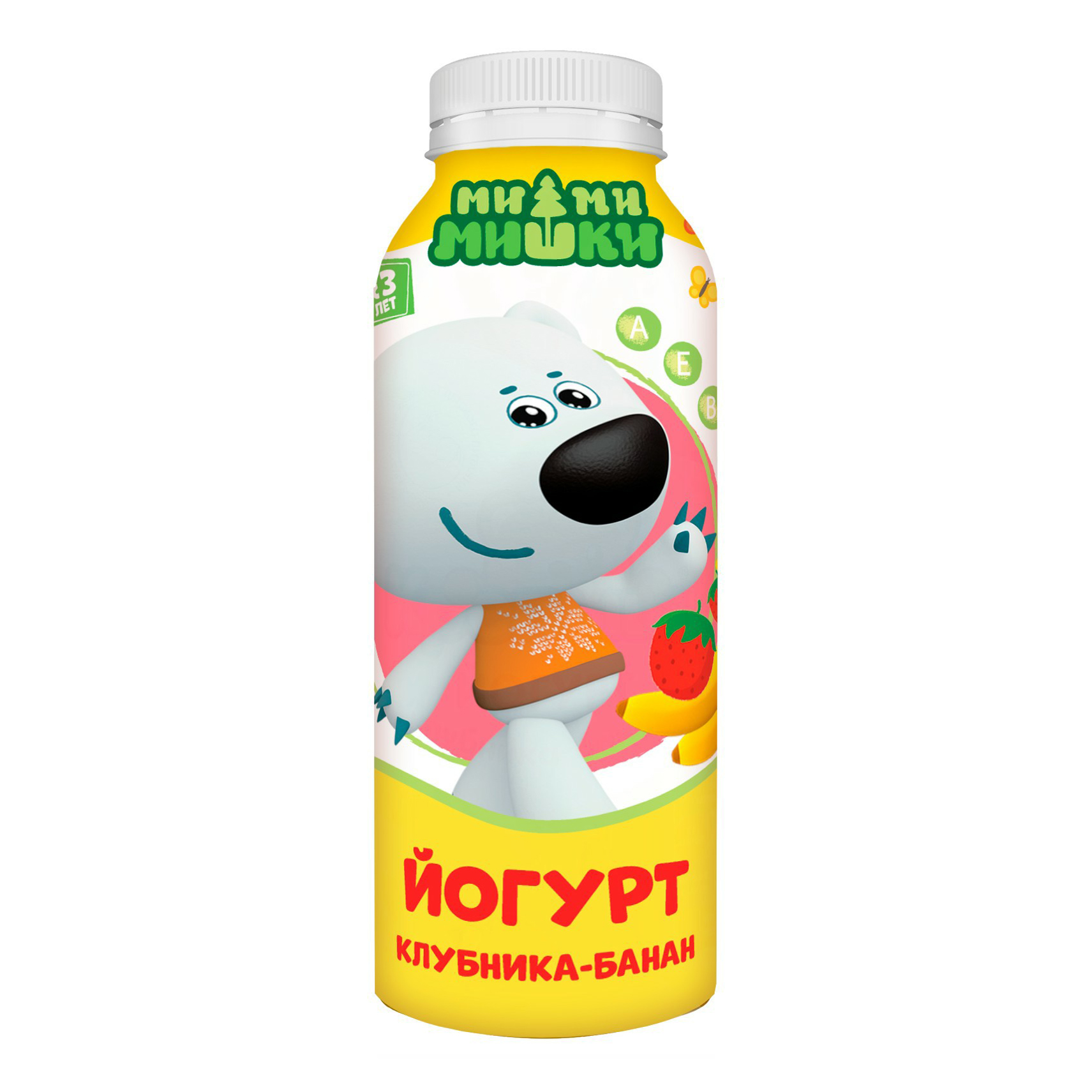 

Йогурт детский Ми-ми-мишки клубника-банан 2,2% 200 г