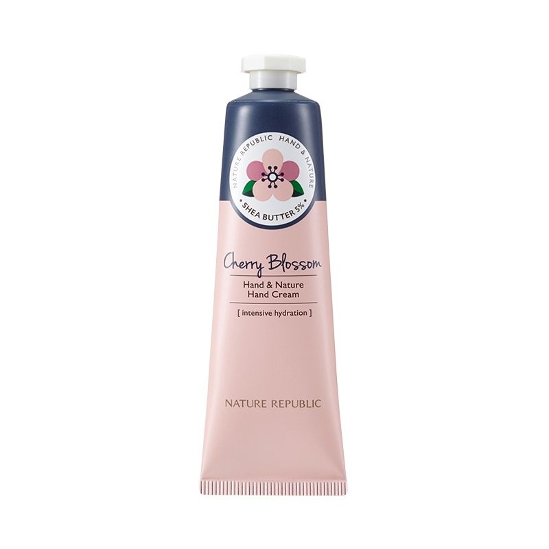

Крем для рук с ароматом вишни NATURE REPUBLIC Hand&Nature Cherry Blossom Hand Cream 30 мл, крем для рук