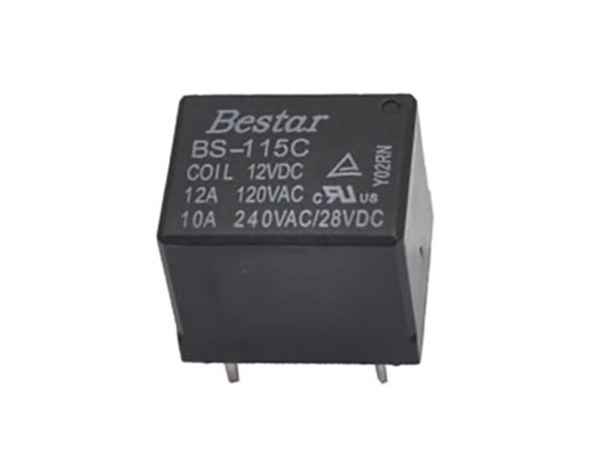 

Реле BESTAR BS-115C-12A-12VDC, Uкат 12 ВDC, Iком 10 А, SPDT, BS-115C-12A-12VDC