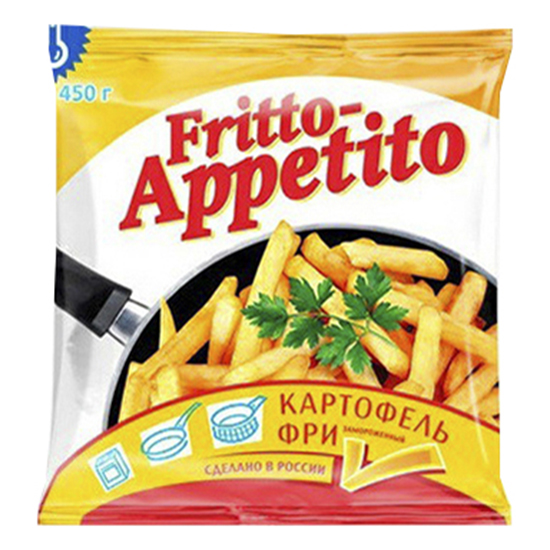 

Картофель фри Fritto-Appetito замороженный 450 г