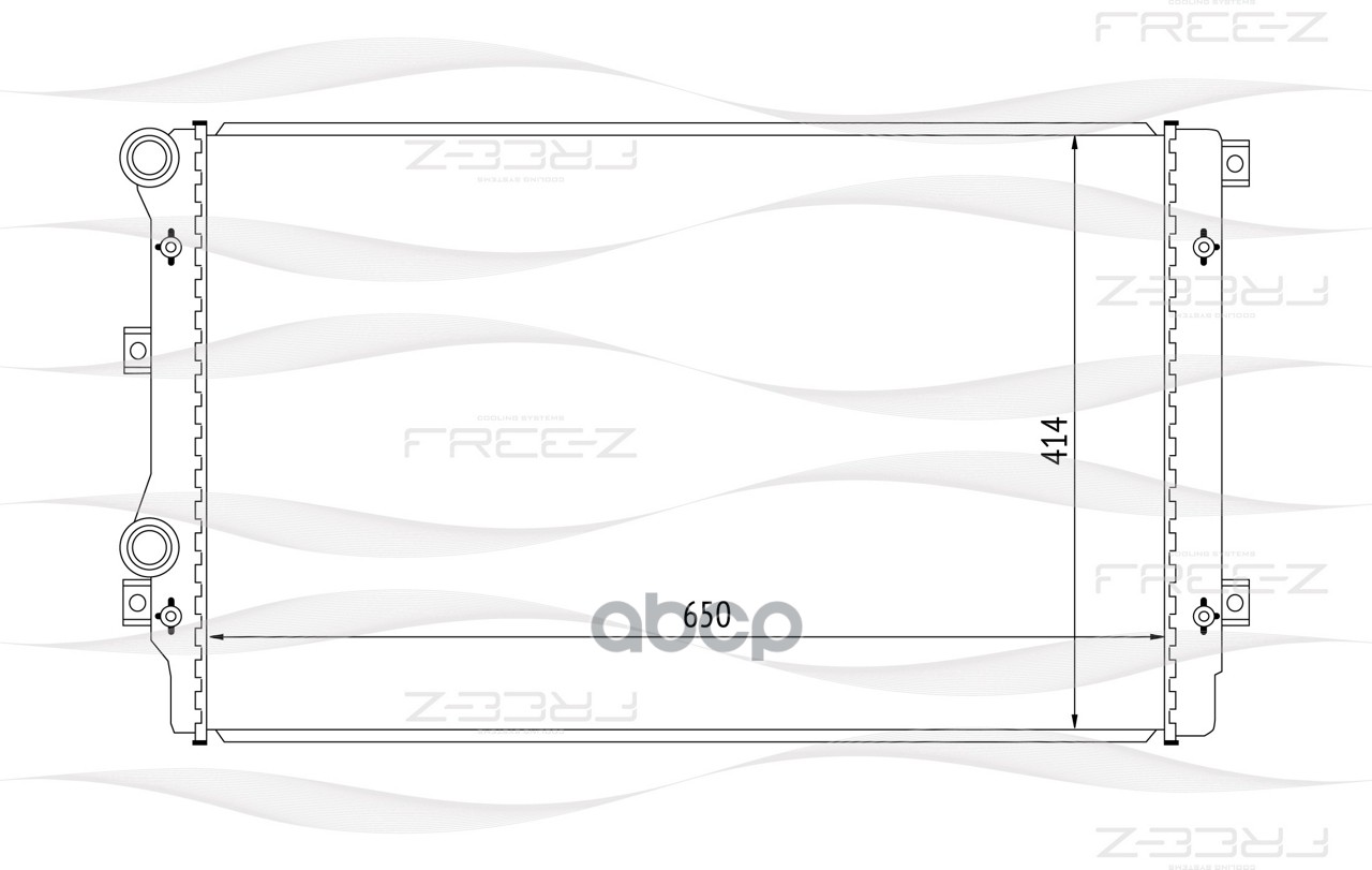 

Радиатор системы охлаждения FREE-Z KK0209