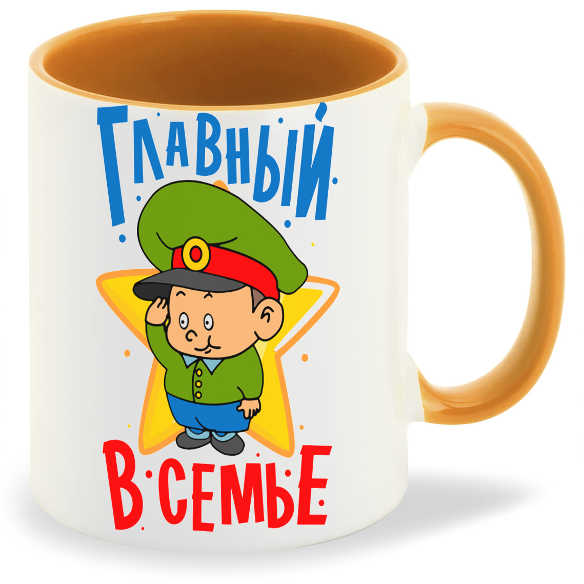 

Кружка CoolPodarok Семья. Главный в семье, Семья. Главный в семье