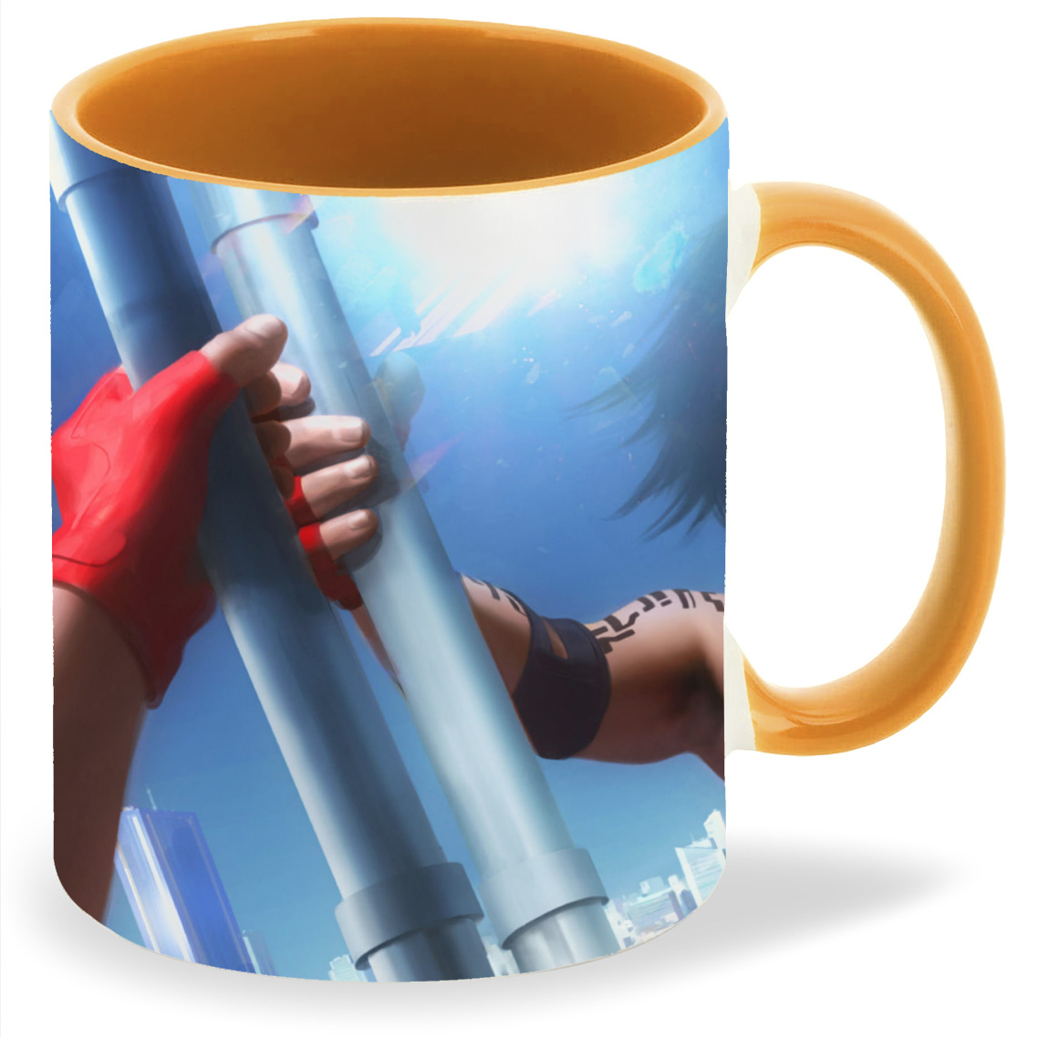 

Кружка CoolPodarok Mirrors Edge Забирается на небоскрёб, Mirrors Edge Забирается на небоскрёб