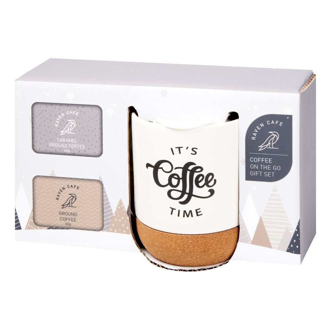 

Продуктовый подарочный набор Raven Cafe Coffee on the go set 580 г