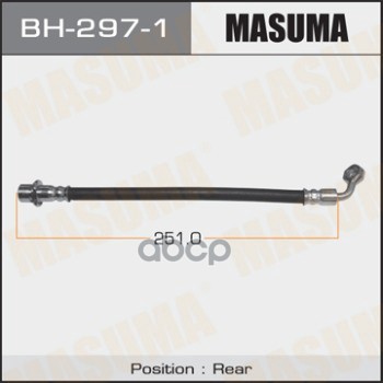 

Шланг тормозной задний Toyota Land Cruiser Prado 02>10 Masuma BH2971