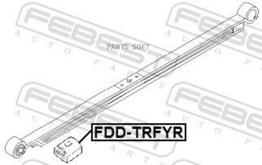 

Отбойник Рессоры Задней FEBEST fddtrfyr
