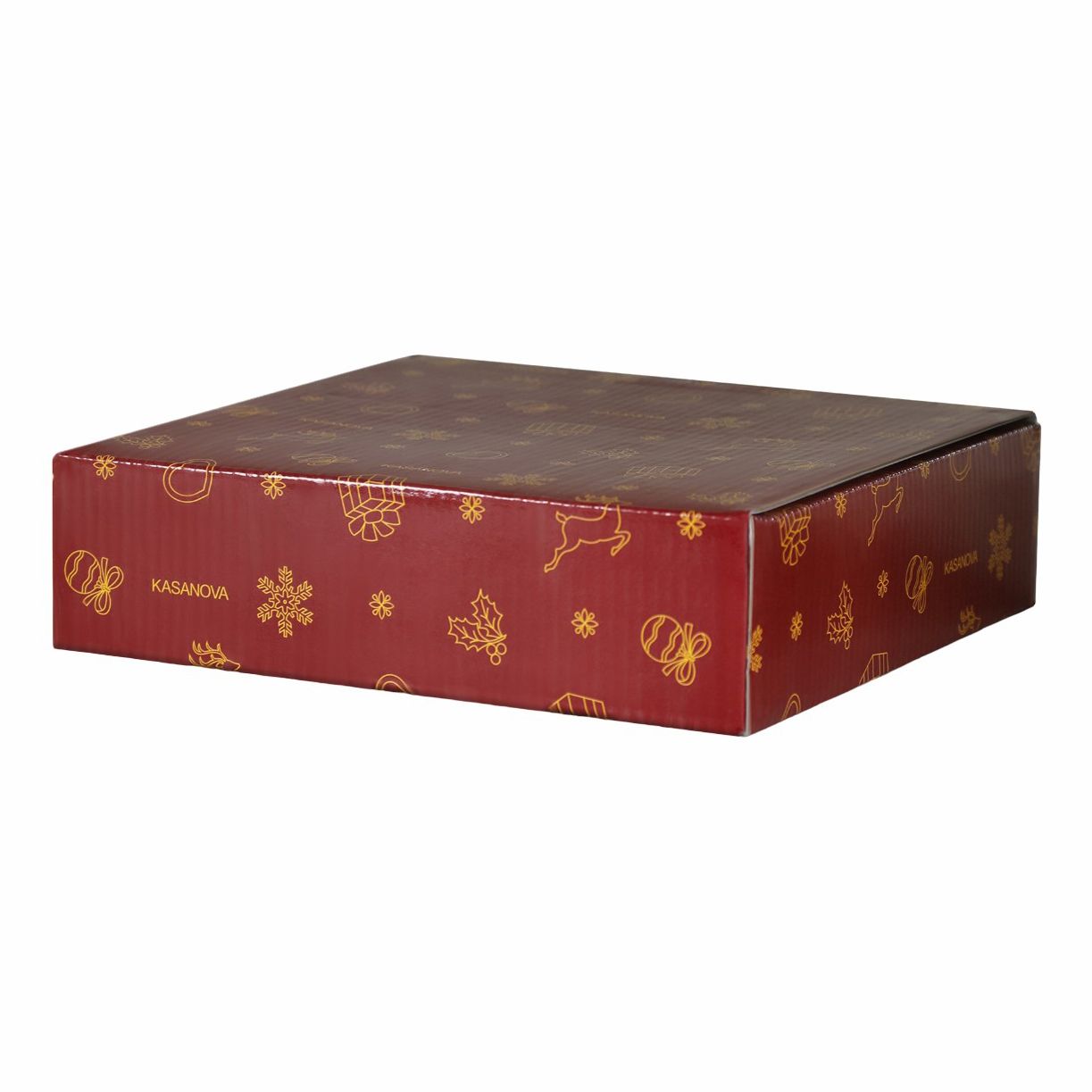 

Блюдо сервировочное Porcelana Bogucice Red Christmas Звезда 21 см