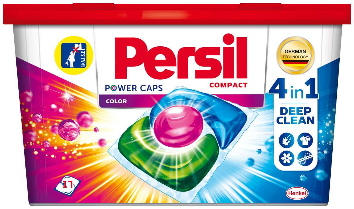 фото Капсулы для стирки persil premium color, 17 шт.
