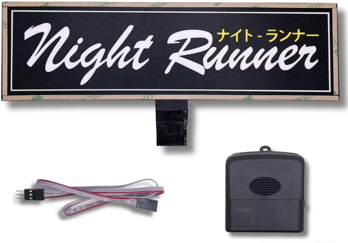 LED наклейка на автомобиль HiQ Night Runner