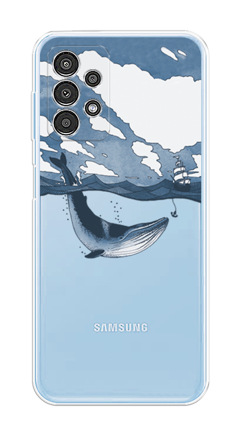 

Чехол на Samsung Galaxy A13 4G "Большой кит", Синий, 2104850-1
