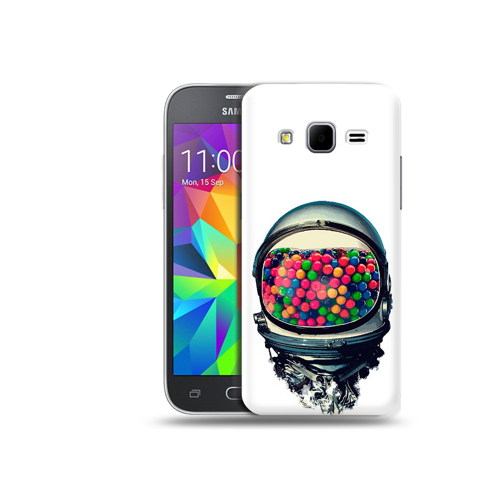 

Чехол MyPads Tocco для Samsung Galaxy Core Prime шлем космонавта (PT11933.566.700), Прозрачный, Tocco