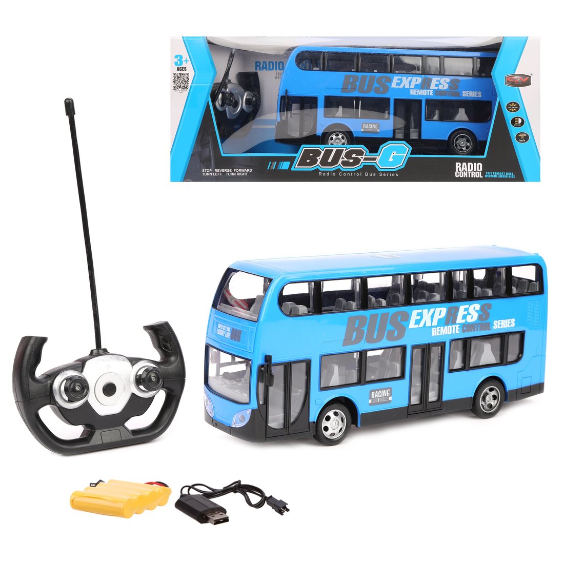

Автобус Наша Игрушка р/у в ассортименте USB шнур Y10430107