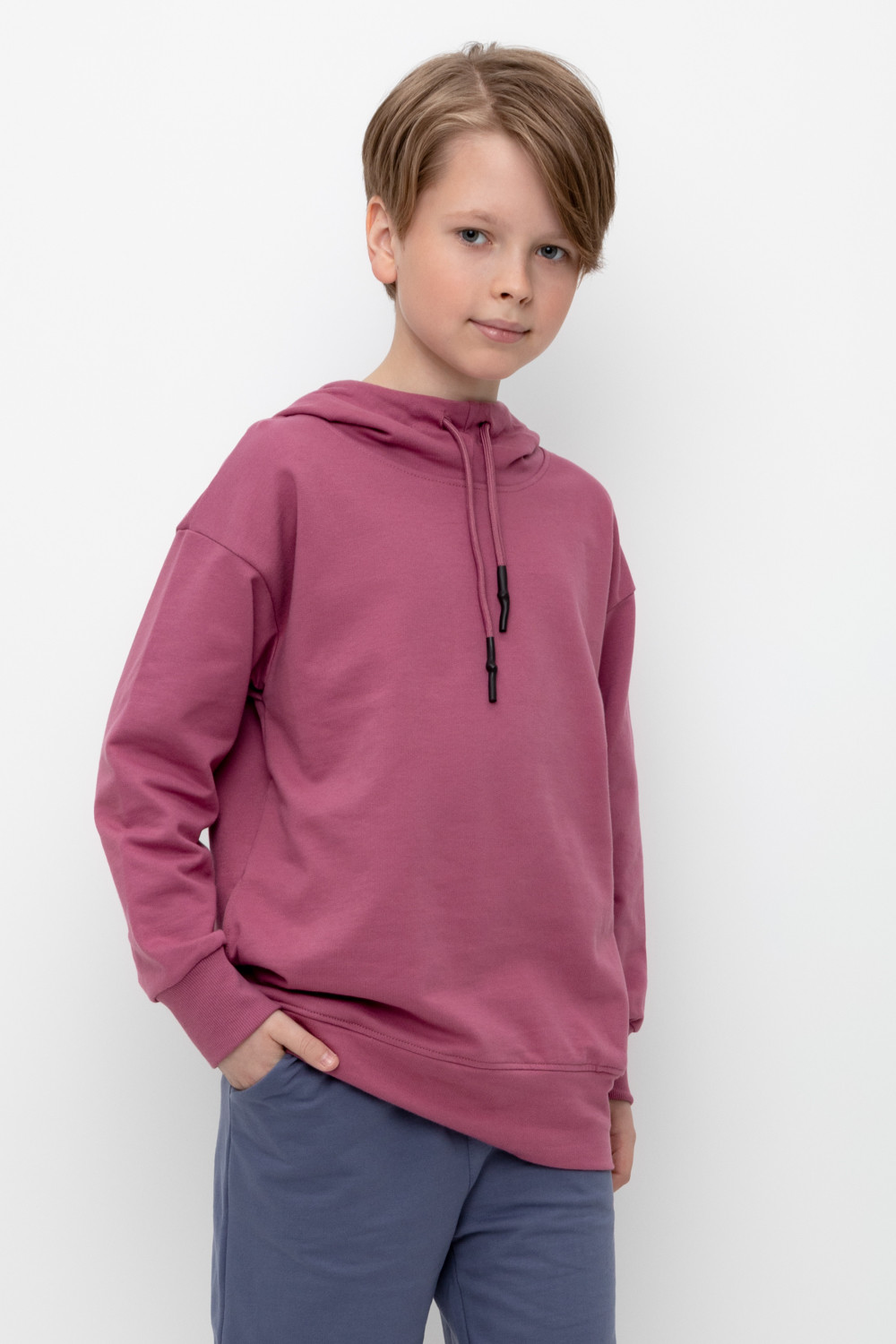 

Худи детское Cubby М 3313, сливовый, 140, Бордовый, М 3313