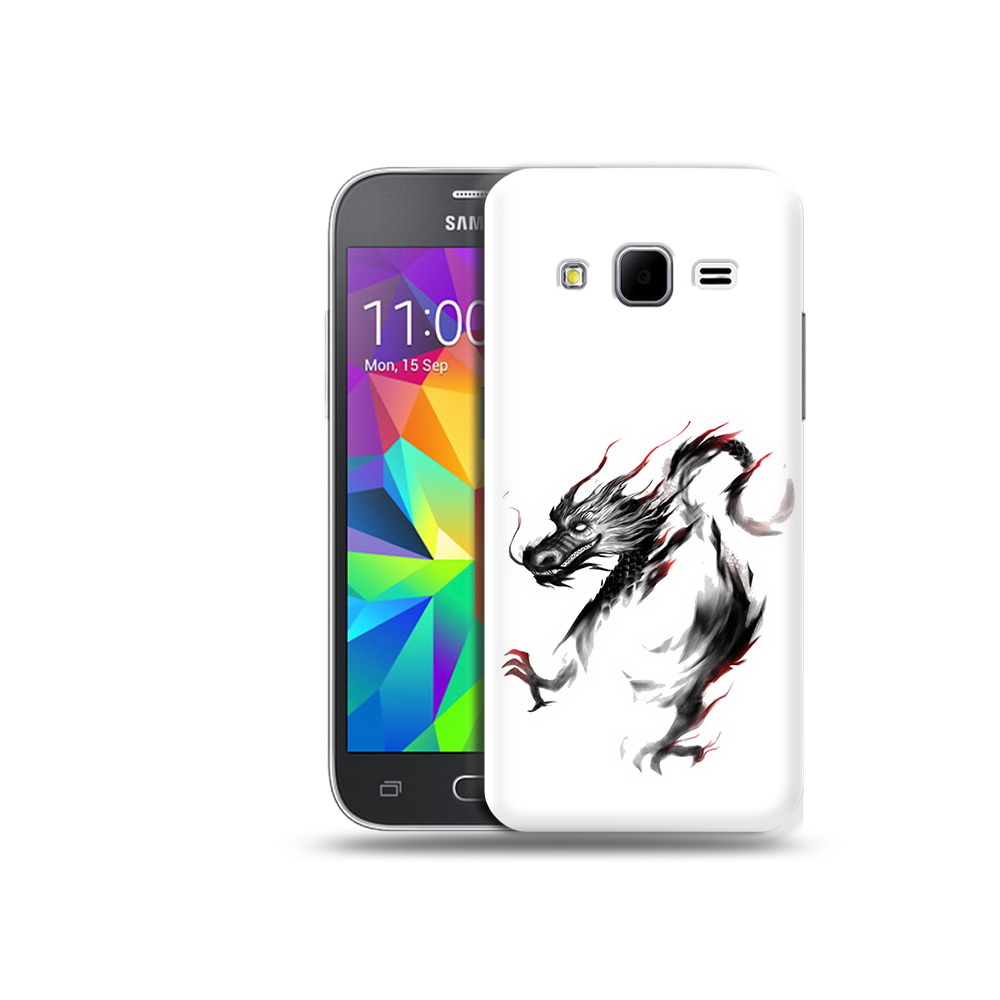

Чехол MyPads Tocco для Samsung Galaxy Core Prime черный дракон (PT11933.566.690), Прозрачный, Tocco