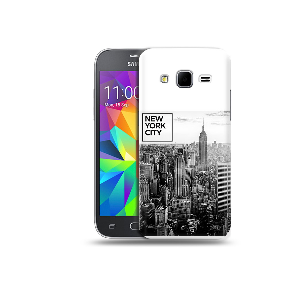 

Чехол MyPads Tocco для Samsung Galaxy Core Prime черно белый ньюерк (PT11933.566.686), Прозрачный, Tocco
